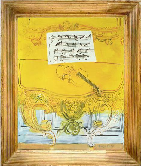黄色いコンソール》(1949) – 美術館西洋画複製の本格オーダーメイド