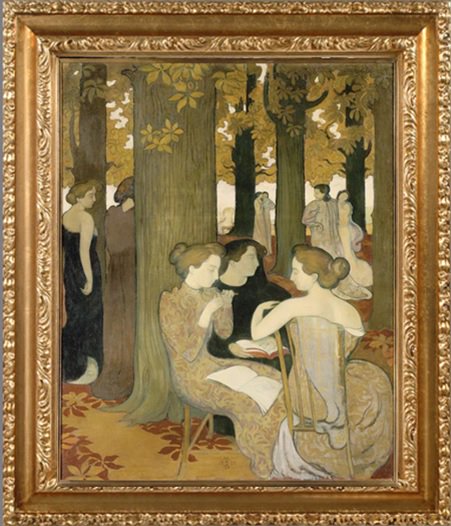 ミューズたち》(1893) – 美術館所蔵・オークションハウス取扱い