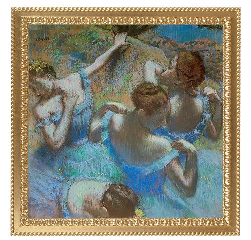 休息する踊り子　ミニ絵画 休息する踊り子 ミニ絵画
