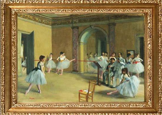 エドガー・ドガ Edgar Degas 「オペラ座の稽古場 オペラ座の稽古場》(1872) – 美術館所蔵・オークションハウス