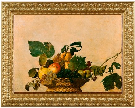カラヴァッジョ「果物籠」【フレームサイズ 52.5×41cm】 Amazon.co.jp: Michelangelo Merisi Da Caravaggio