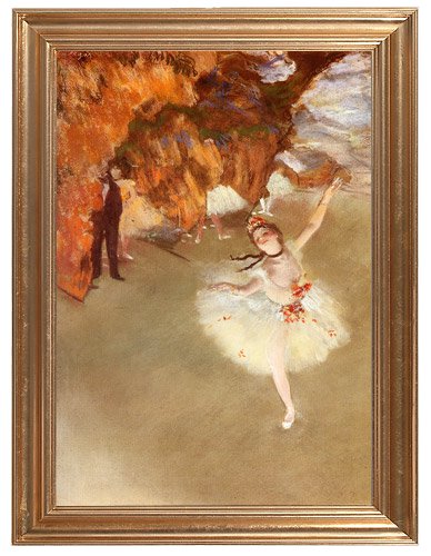 スター、舞台の踊り子（エトワール）》(1878頃) – 美術館西洋画複製の