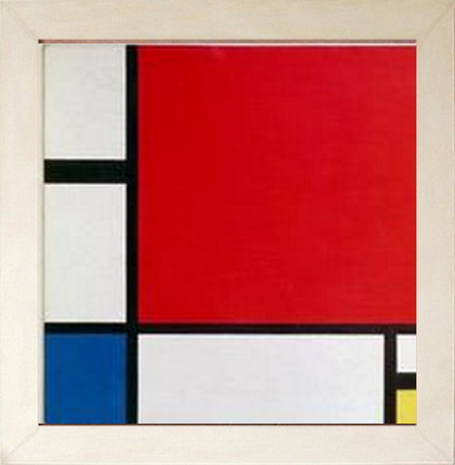 モンドリアン コンポジション blue,white,yellow and red Composition in Red, Blue, and Yellow – 美術館所蔵